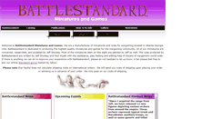 Desktop Screenshot of battlestandardminiatures.com